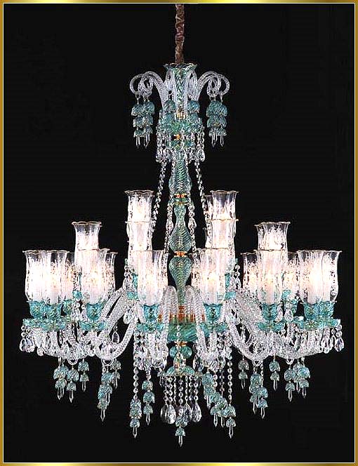 Traditional Chandeliers Model: MD88037-28- BLUE 